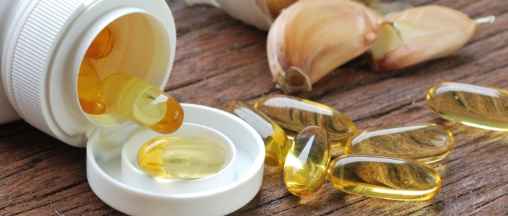 Garlic extract supplements 
